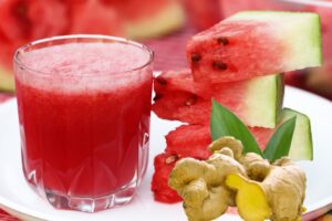 Sandía y jengibre: el jugo que mejorará tu relación