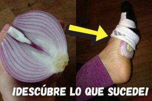 Beneficios de aplicar cebolla con Vick en los pies
